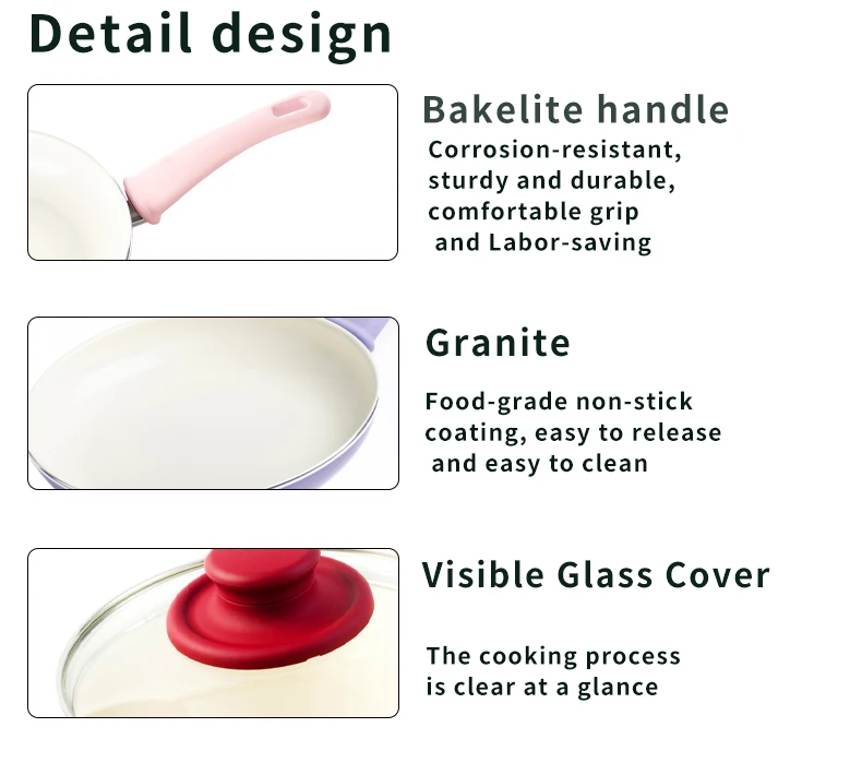 Big Discount Ceramic Non Stick Cookware Set Yellow Set Of Pots And Pans