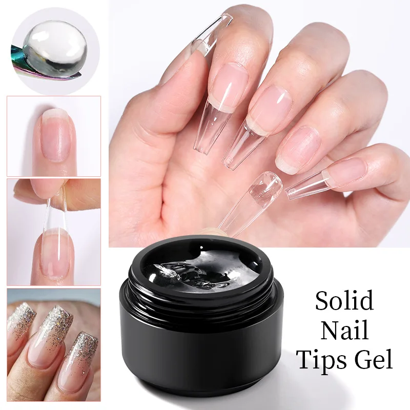 High Quality Solid Nail Tips Gel Nail Extension Long Lasting False Tips ...