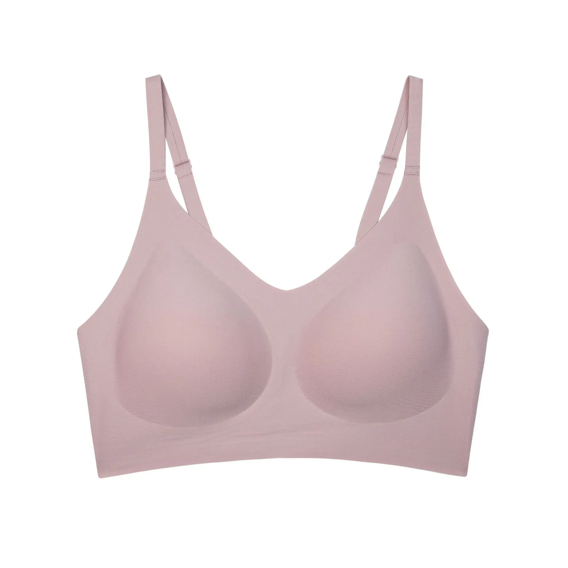 Customized Women Seamless Bra Wireless Supportive Bra Everyday Smooth ...