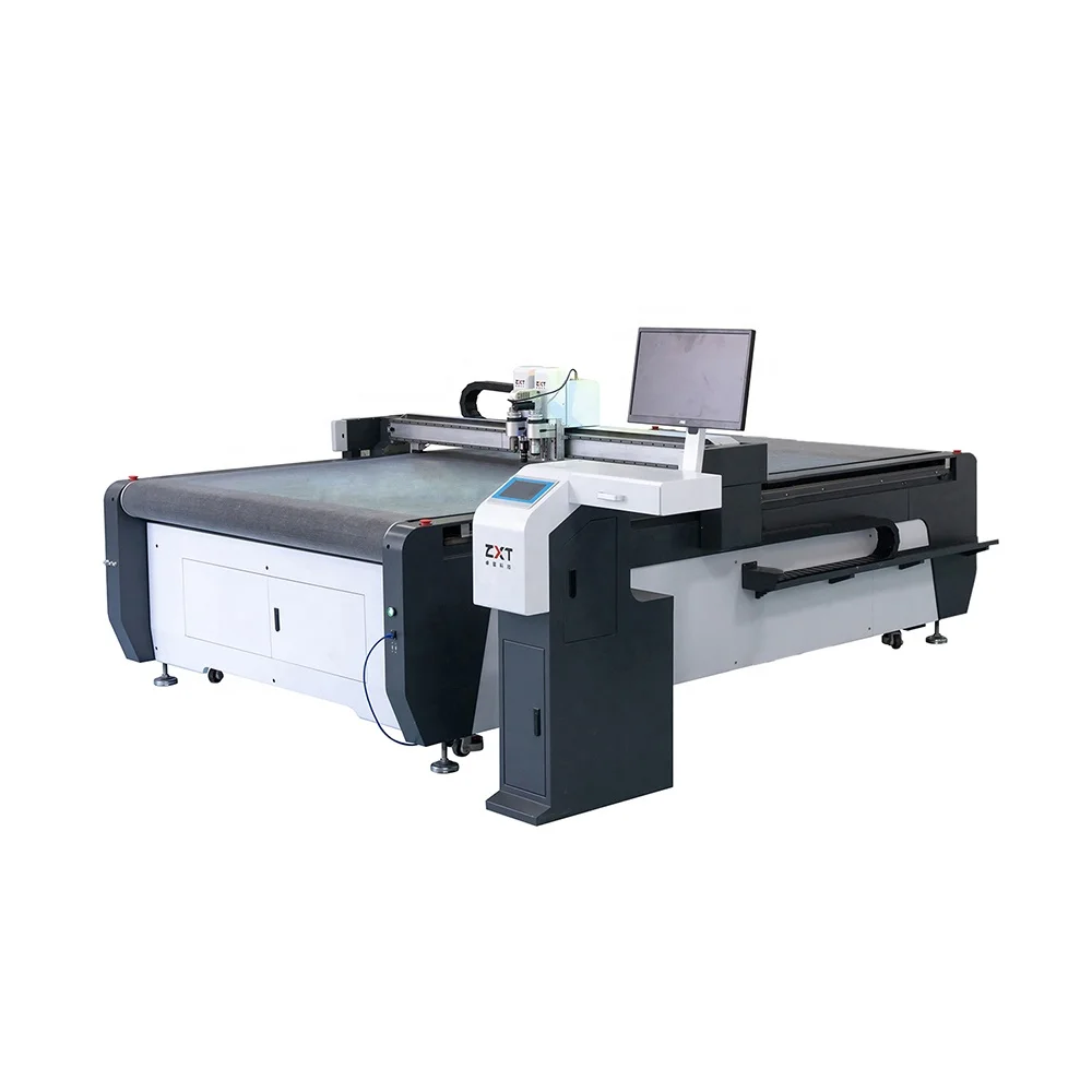 CNC ZX 1625VA Auto Feeding Oscillating Knife Fabric Cutting