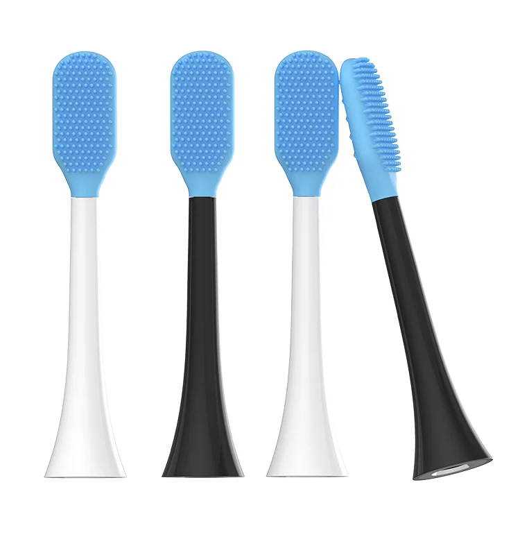 2023 Manufacturer Wholesale cheap electric toothbrush head tongue cleaner brush head tongue scraper cleaner  for philips Xiaomi manufacture