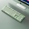 Green wireless keyboard