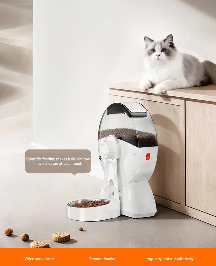 Wholesale New Smart Pet Feeder with 1080P Camera WiFi Remote Video Automatic Timing Feeding Pet Supplies supplier
