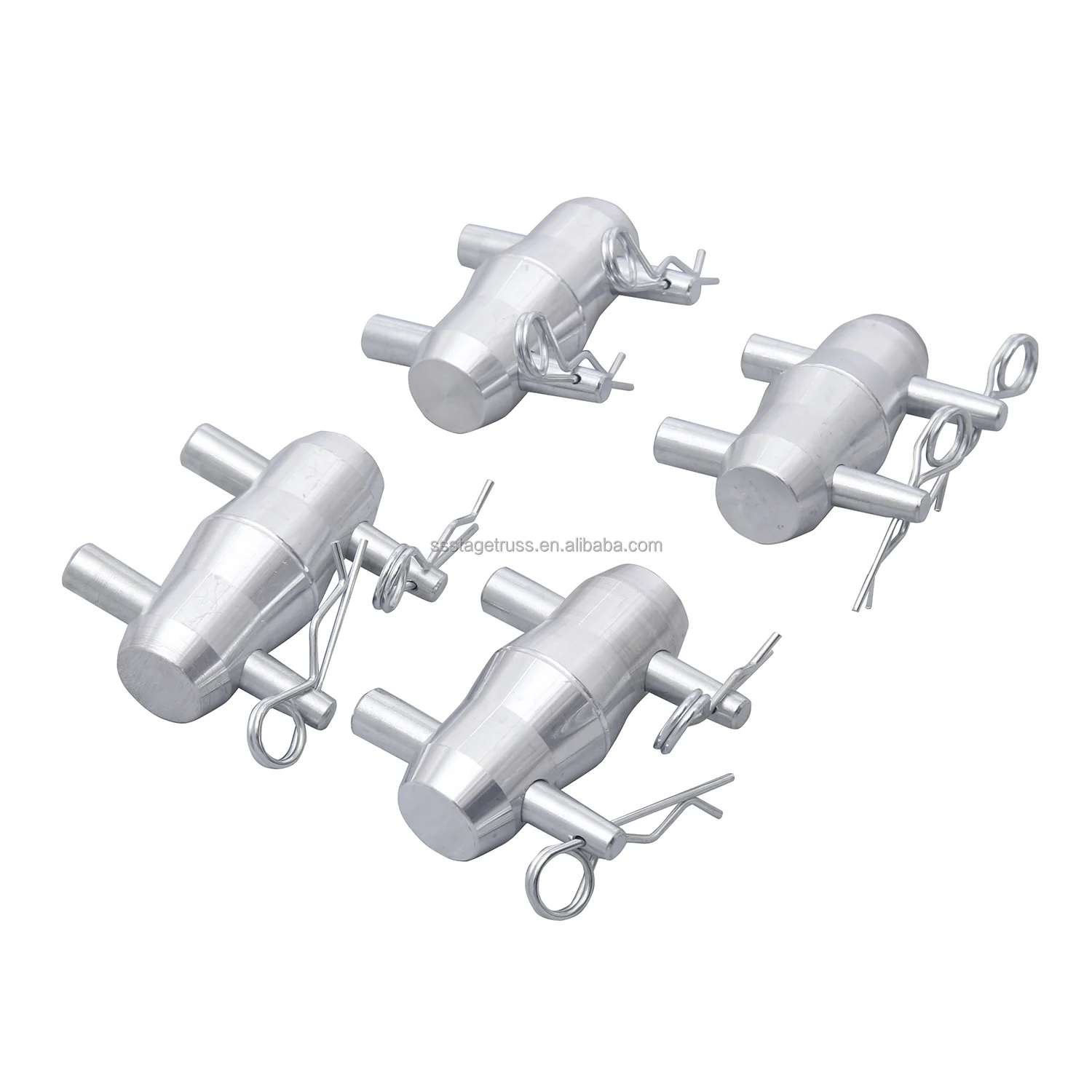 Aluminum Spigot Truss Coupler with Pins Clips Stage Truss Connector