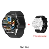 DT70 Smartwatch Black Steel