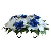 Christmas blue and white