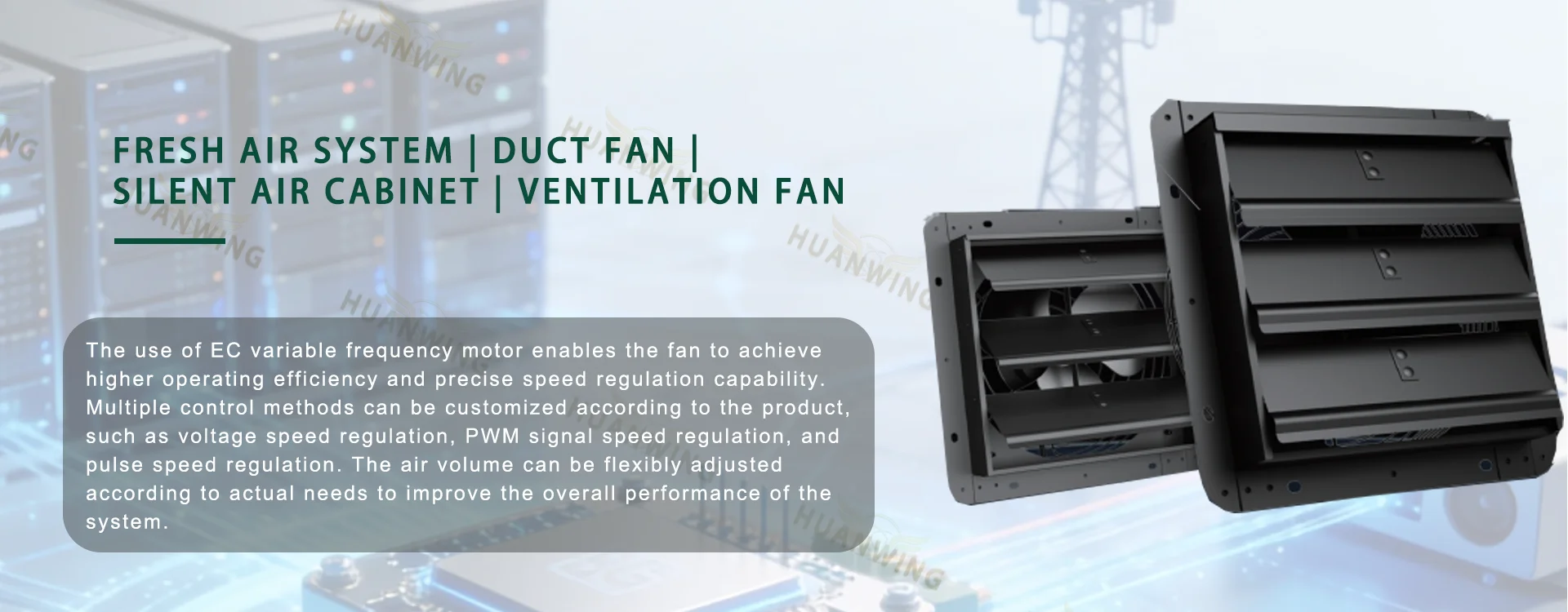 Industrial Agricultural Exhaust Fan, 10-24, 100-240V, Electric - detail 2
