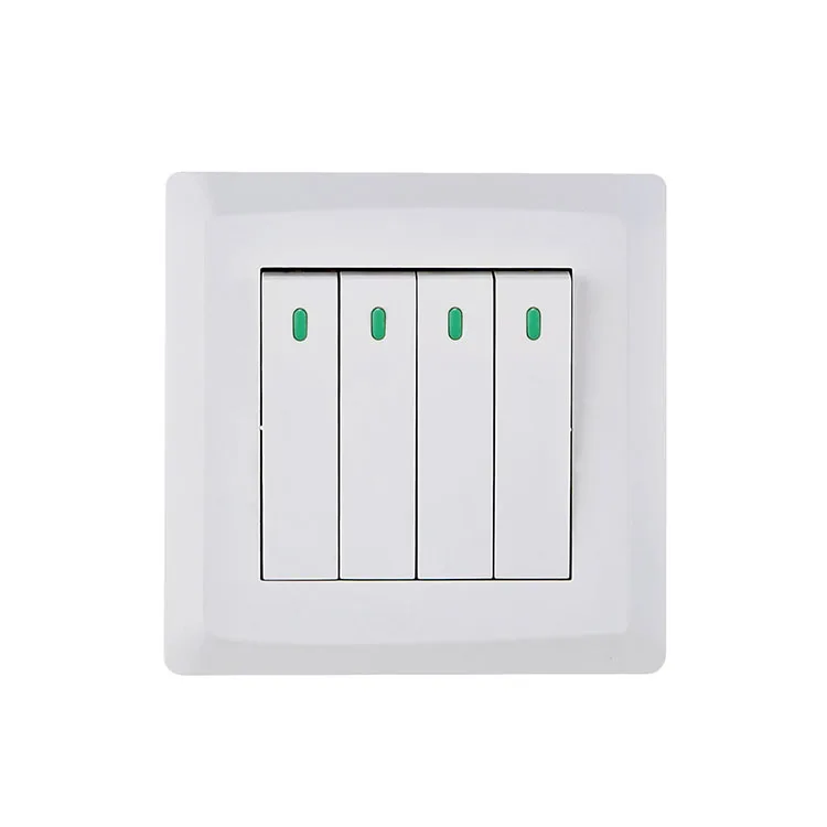 VNX 2025 European Style Wall Switch 4gang 1 Way Switch 2 Way on off Light Switch
