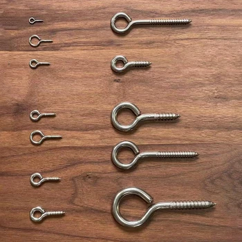 12 Difference Sizes 304 Stainless Steel Self-Tapping Ring Hook