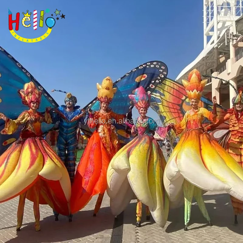 Performance Parade Flower Dress Inflatable Plant Costume