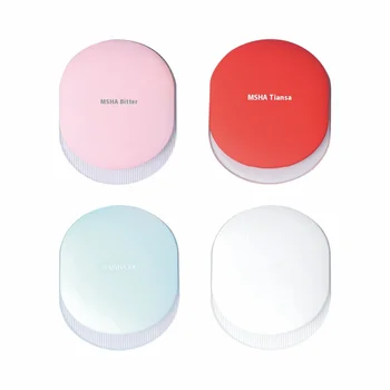 Contact Lens case Eyewear Eye Smart Ultrasonic Lenses Oem Lentilles De Couleur Double Sided Glasses Wear Transparent logo