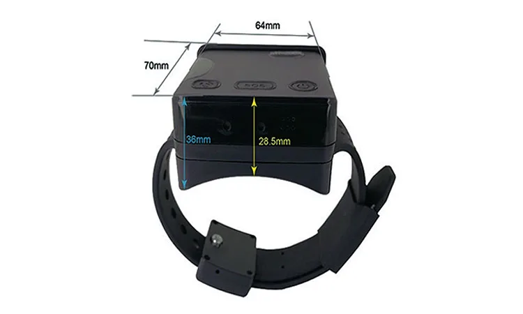 Megastek 4G GPS Ankle Bracelet Tracker for Prisoner with Key Lock Support High Waterproof Level and Two Way Talk