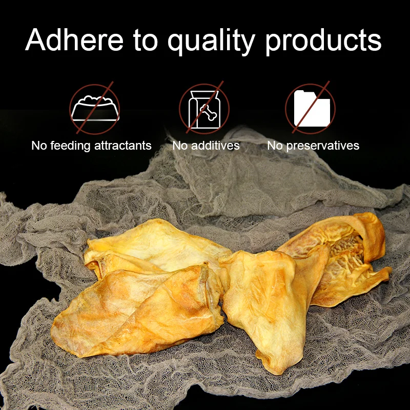 Evernew Organic 100% Air-Dried Cow Ears Interactive Natural Dog Chews Pet Food Treats From China