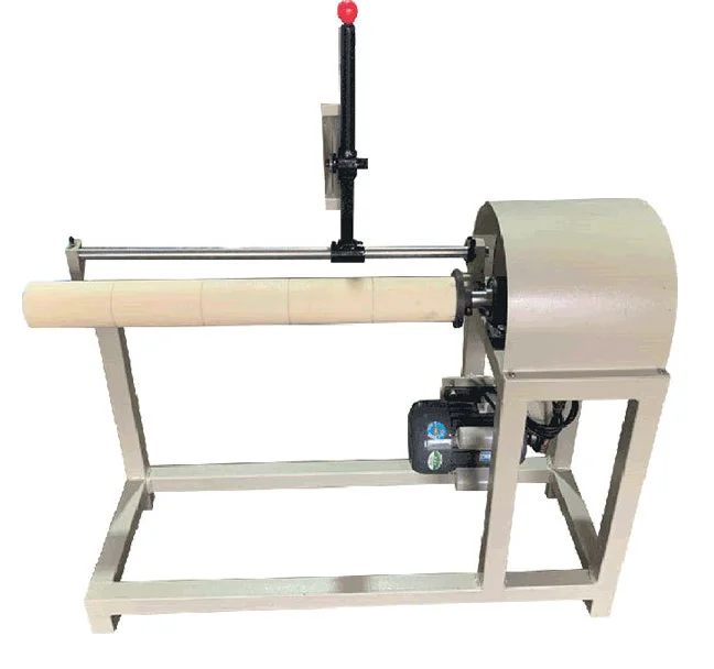 650mm Paper Tube Cut Slitting Rewinder Machine Paper Core Cutting Machine