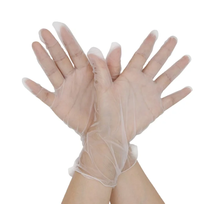 food grade water oil dust proof latex free pvc disposable gloves