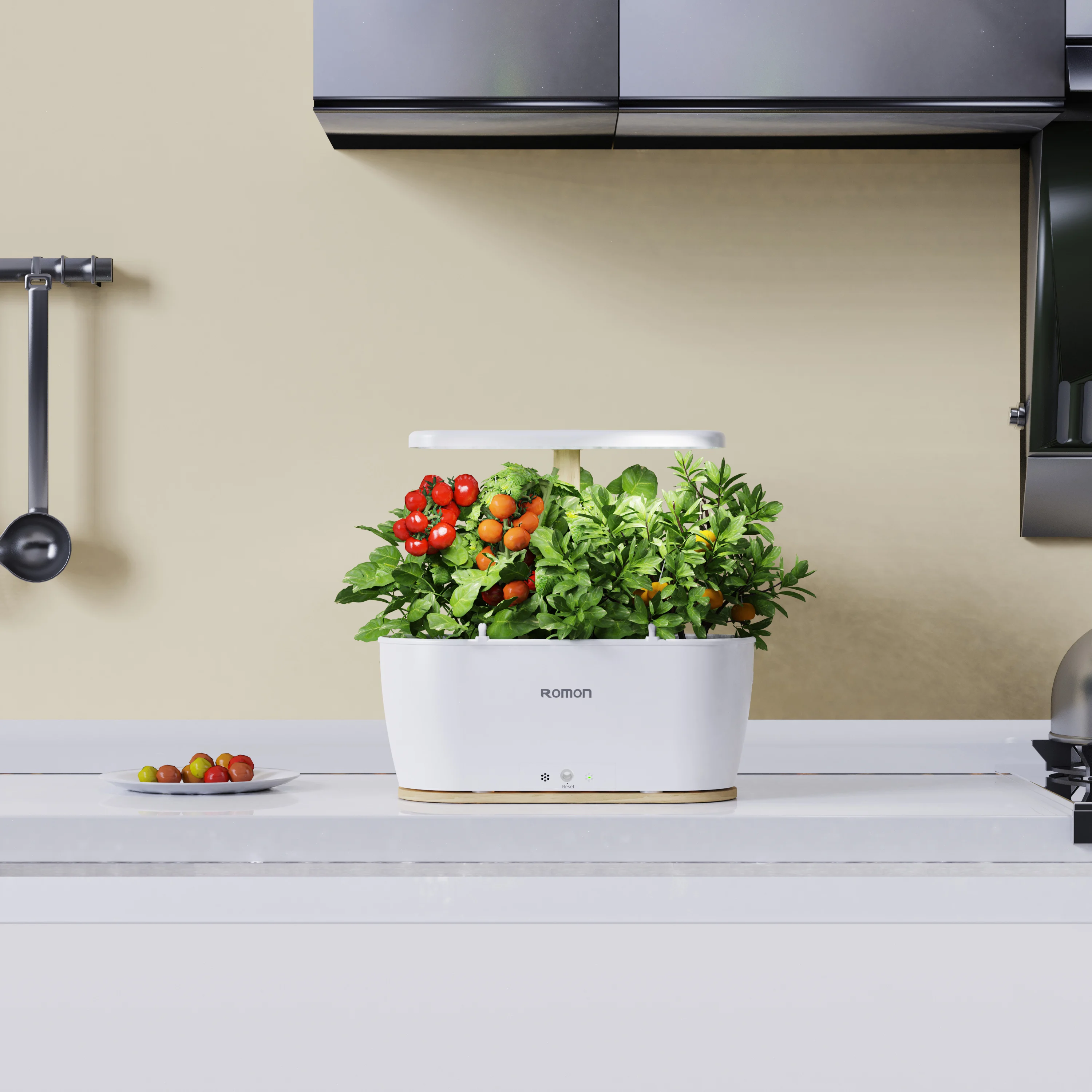 Custom Wholesale Home Indoor Led Plant Grow Light Hydroponic Smart Planter With Wifi