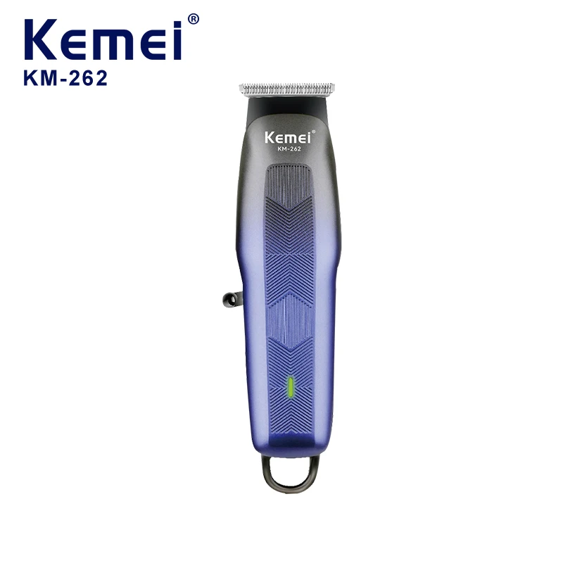 KEMEI km-264 مشابك شعر احترافية قابلة للشحن ماكينة تهذيب الشعر نحت ماكينة حلاقة شعر لاسلكية للرجال