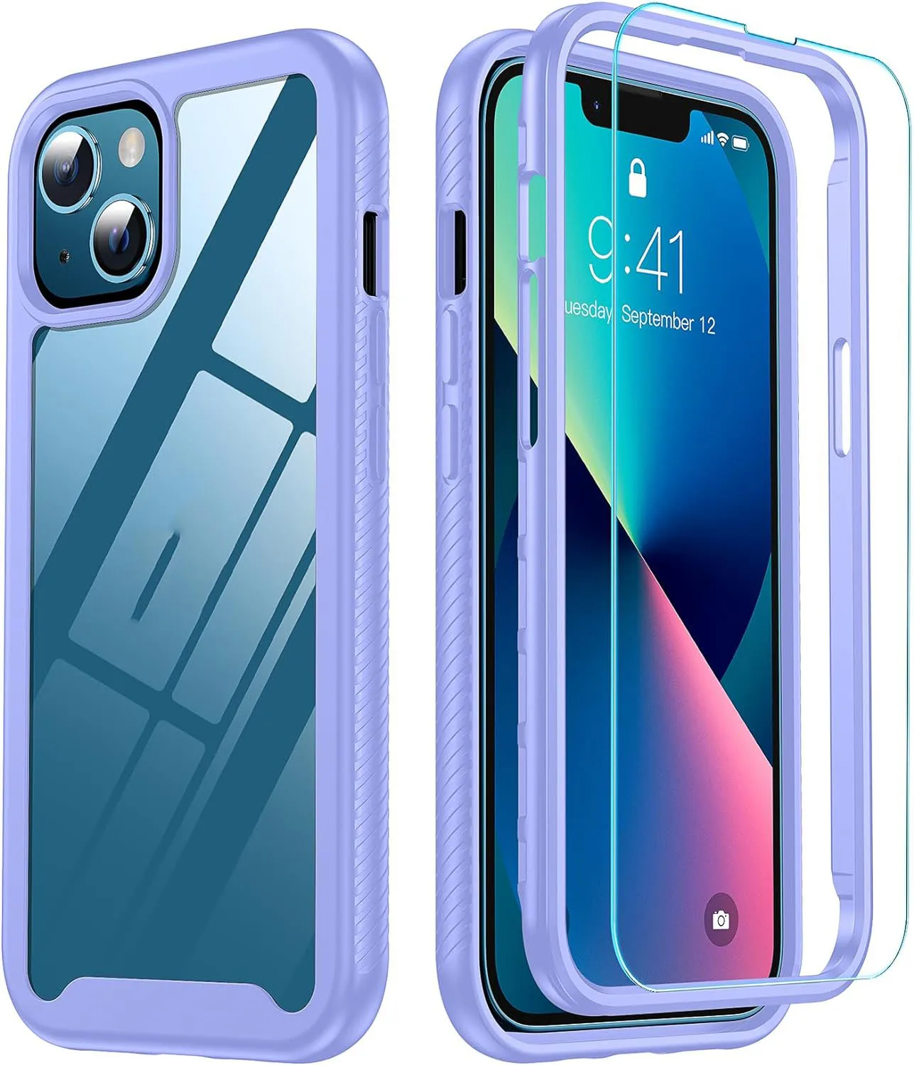 Laudtec for iPhone 16 Pro Case 360 Full Body Heavy Protective with Screen Protector Tough Rugged Shockproof Dust-Proof Bumper