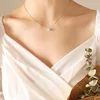 P544- Steel color necklace -40+5cm