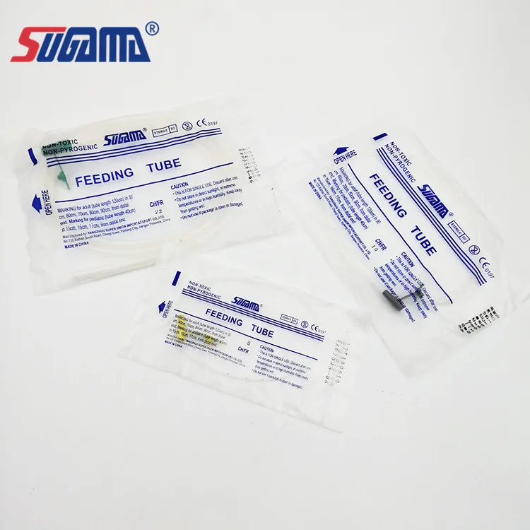 All Value Type Soft Medical Disposable PVC Nasogastric Feeding Tube