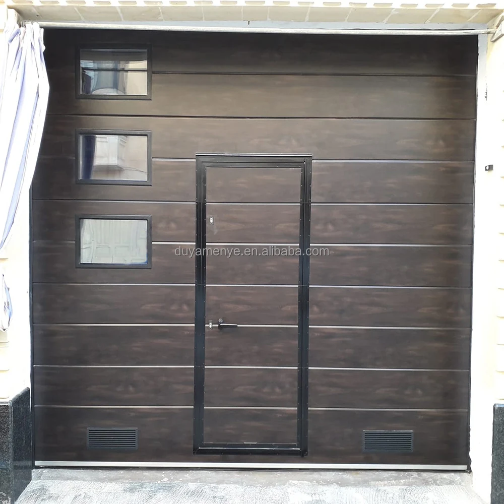 High Quality Steel Garage Door with Modern Design Thermal Insulation Feature Finished Surface-Made in China Low Price
