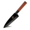 Wood 5.5'' Utility Knife with sheath