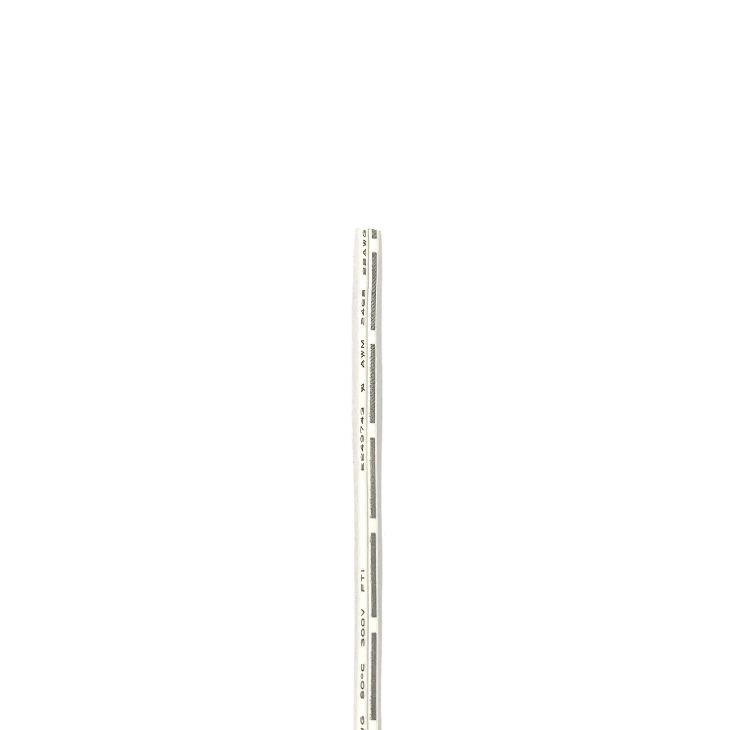 Параллельный кабель awm 2468 22awg, белый и черный Электрический провод OD 1,8*3,6 мм, Удлинительный кабель