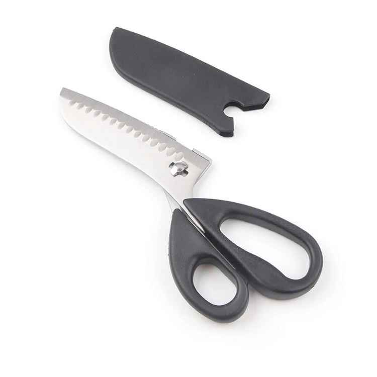 Source Hot Selling S/S Kitchen Scissor Poultry Shears Sharp Meat Scissors  with Blade Cover on m.