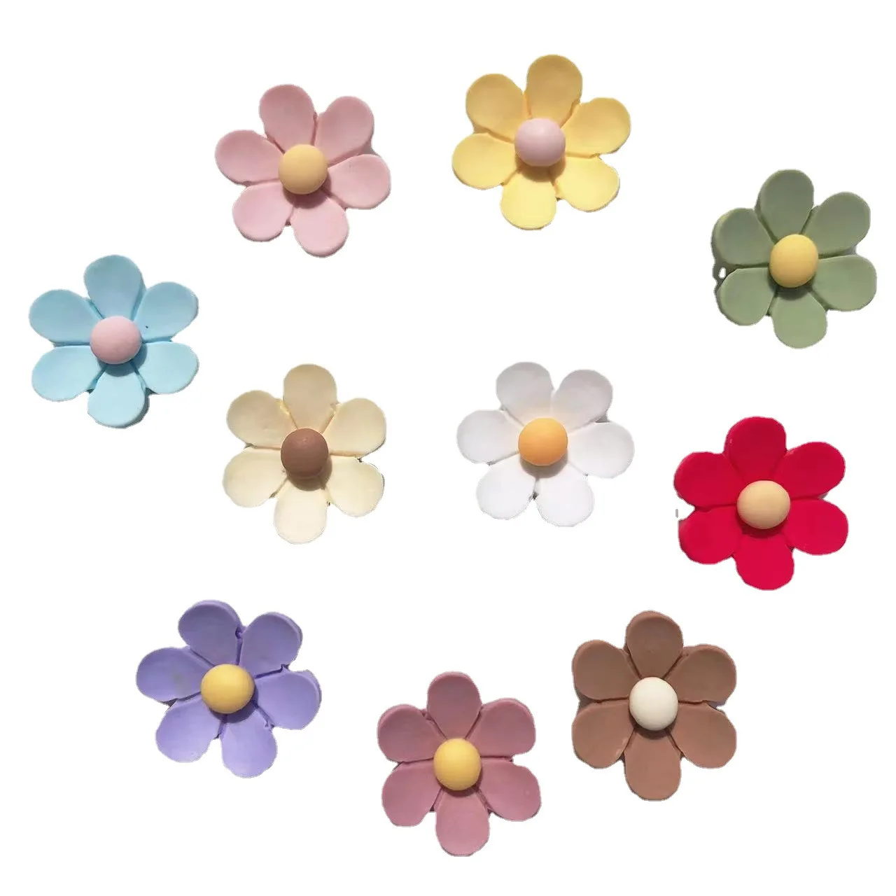 可爱的小花树脂凸圆形装饰剪贴簿| Alibaba.com, image size:1280x1280