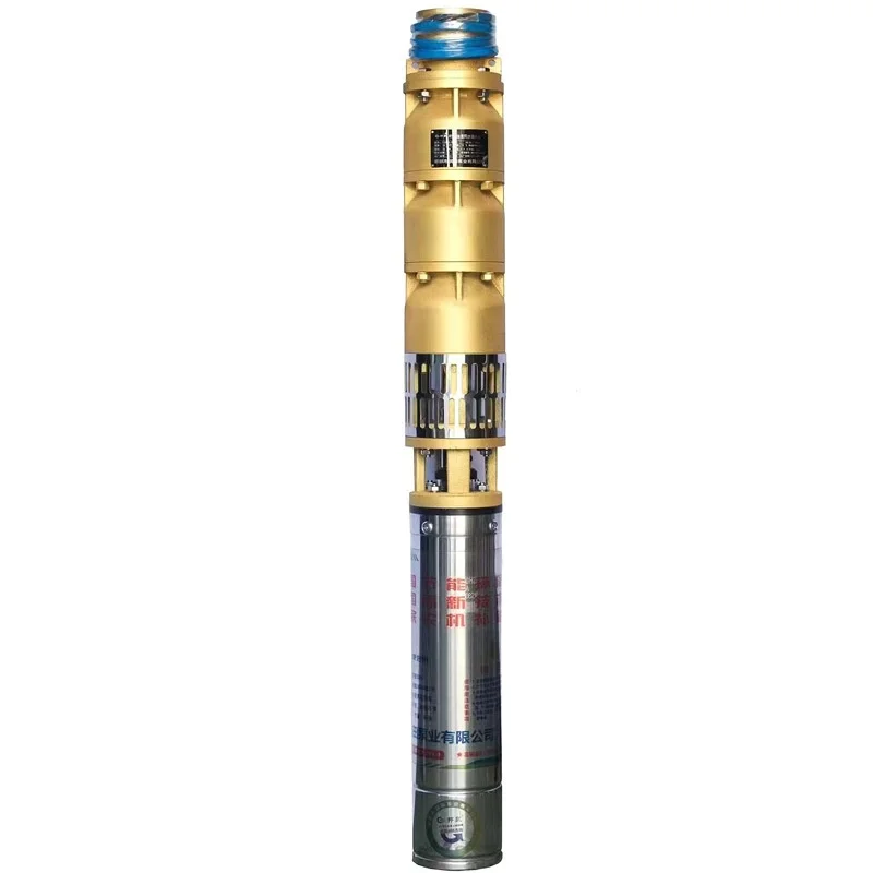High Pressure Automatic Submersible Pump with Stainless Steel and Permanent Magnet Motor Deep Well Vertical Axial Flow Pump