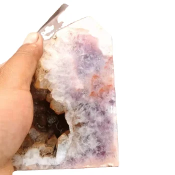 wholesale crystals druzy quartz towers pink amethyst point for decoration