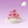 Fruit color-block design [Includes 3 cat toys]