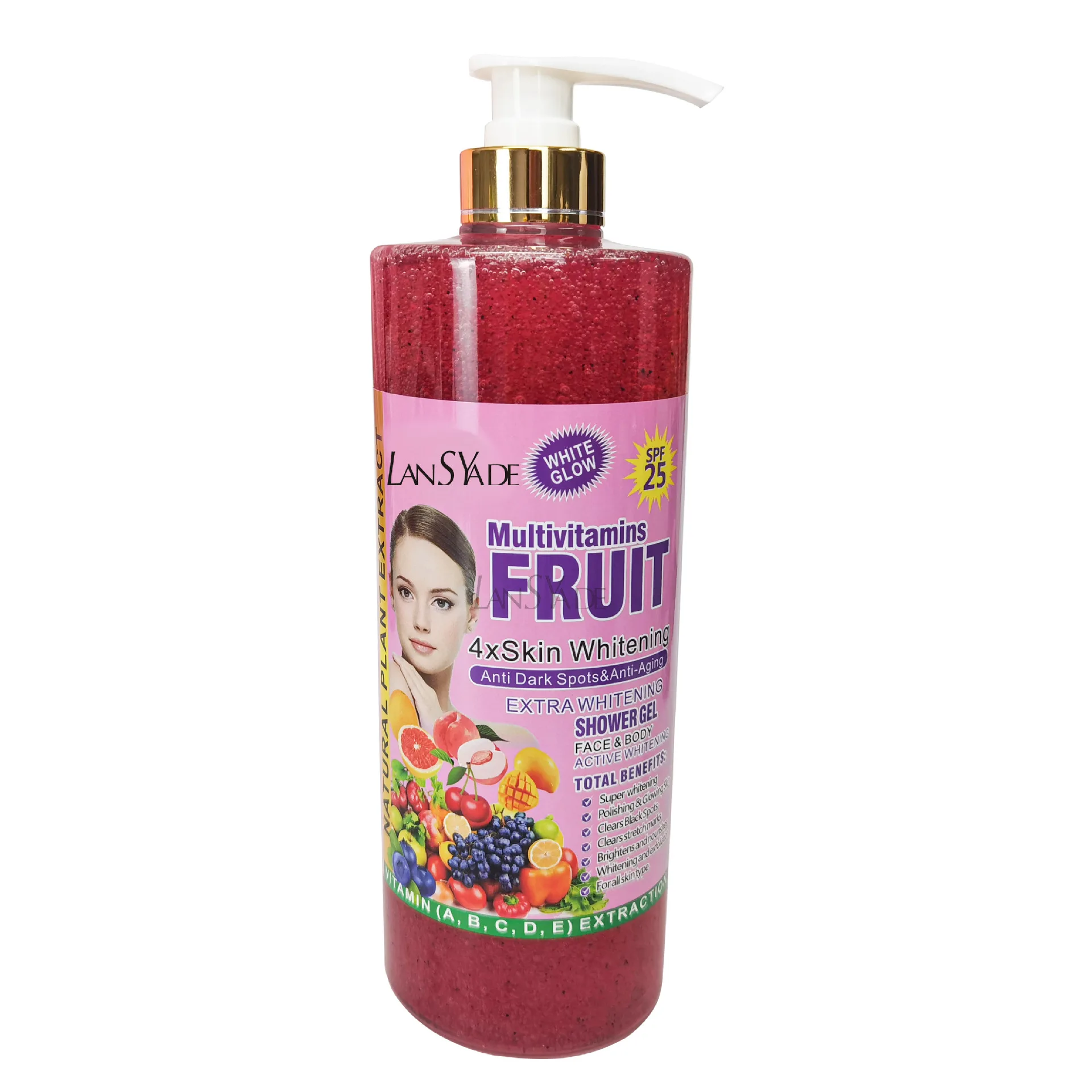 High Quality Body Wash Scrub Shower Gel Exfoliating Whitening