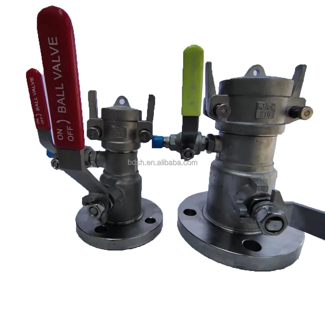 Tank Truck Ball Valve SS Liquid Gas Phase Vehicle Liquefied Gas Ammonia ...