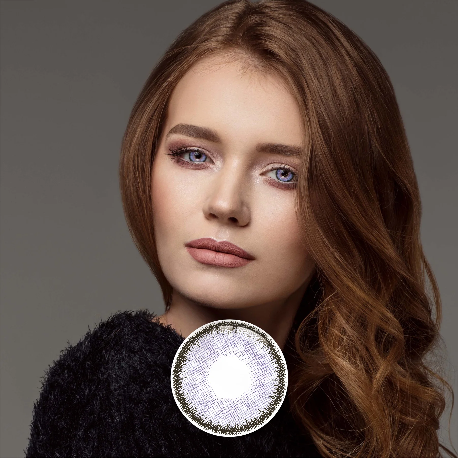 Sweet gray Beauty color cheap price contact lens factory price soft eye good quality contact lens