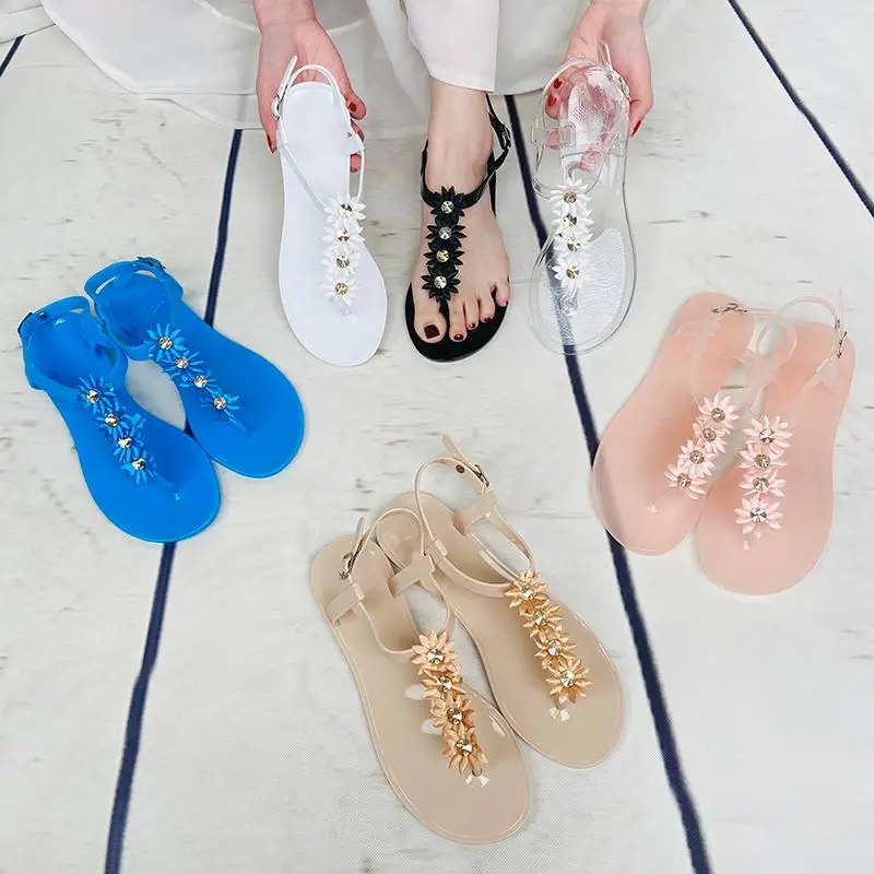 
Красивые аксессуары из ткани с цветами, летние сандалии для женщин и дам 