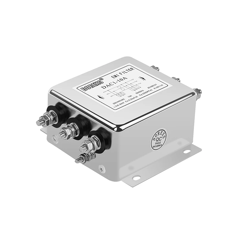 Three Phase Inverter Input EMI EMC Filter 380VAC 10A-200A | CE RoHS Certified Power Line Noise Suppression Model