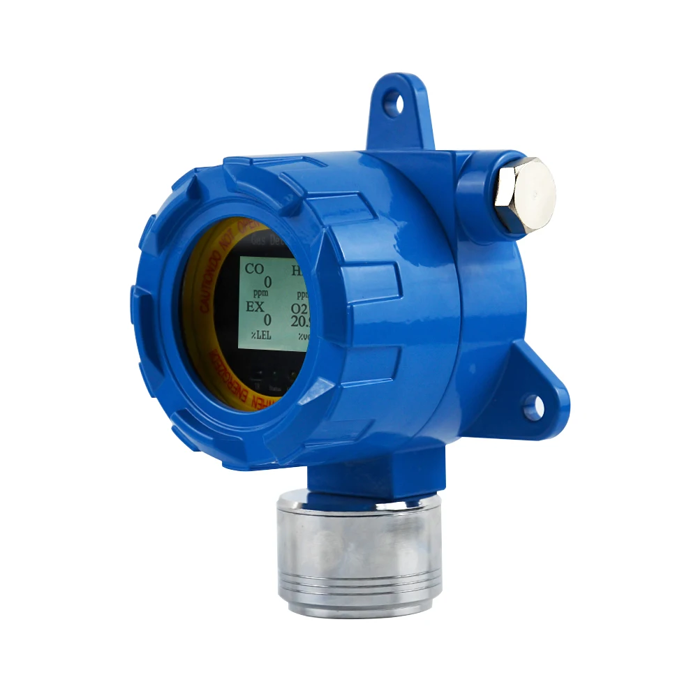 Atex Explosion Proof Fixed Multi Gas Detector Co2 H2s Sensor RS485 Modbus Output