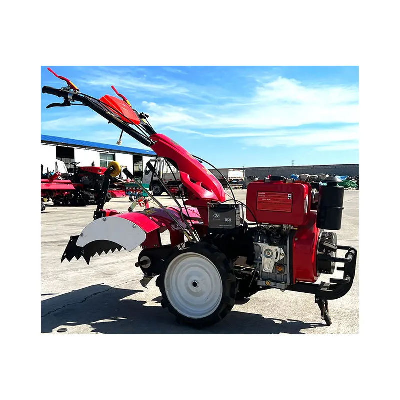 Mini Troly Quick Power Italy Rotary Tiller 10hp diesel Power Tiller Kama Mini Tiller Machine