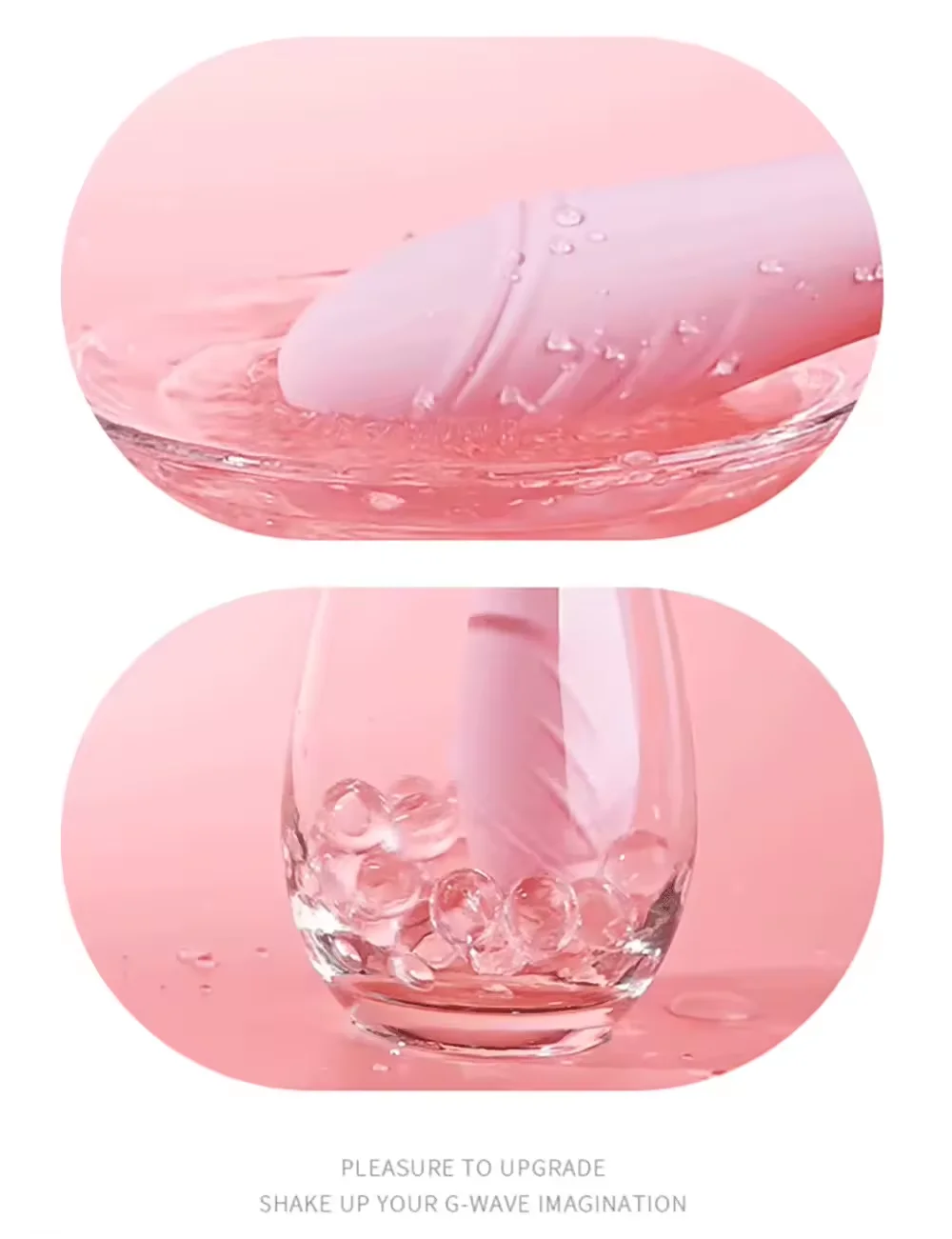 Available color options: pink and dark green