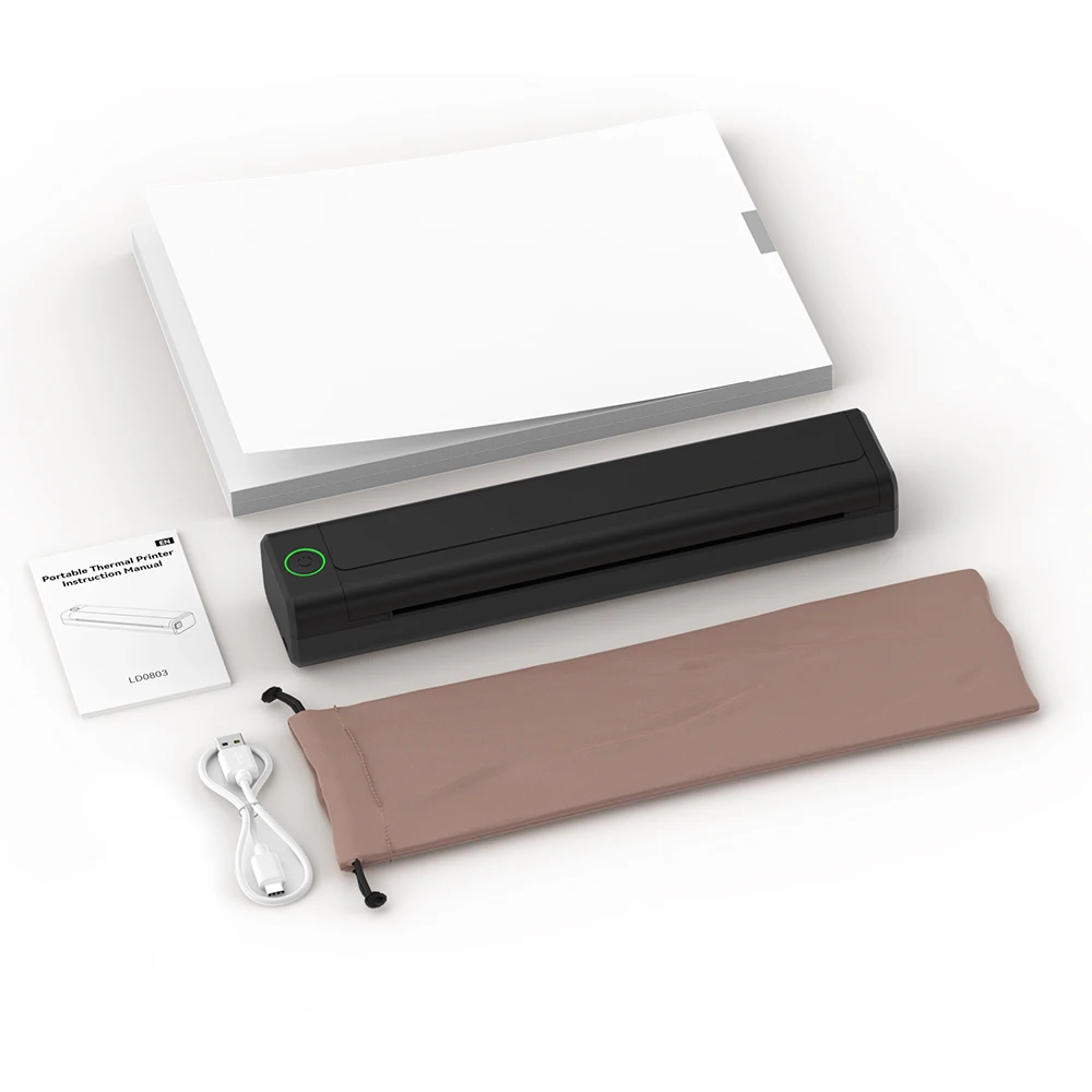 Newyes 小型充電式バッテリーインクレスドキュメントA4ワイヤレス