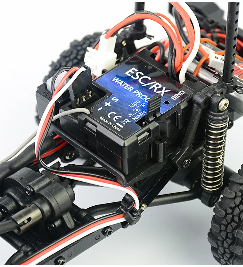 HSP RGT 1/24 RC Rock Crawler off-Road Truck RTR - Green, Gray, Red