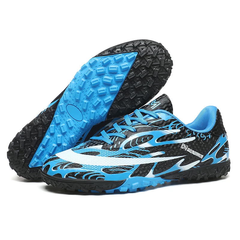 Durable Lightweight Fashion Sneakers Comfortable Youth Junior Kids TF Soccer Shoe Athletic Outdoor Boys Soccer Shoes Football