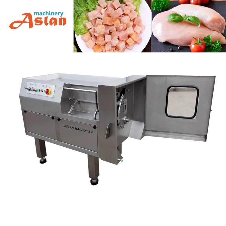 Commercial Meat Dicer Machine Frozen Meat Dice Cutting Machine Chicken Beef  Pork Cube Cutter