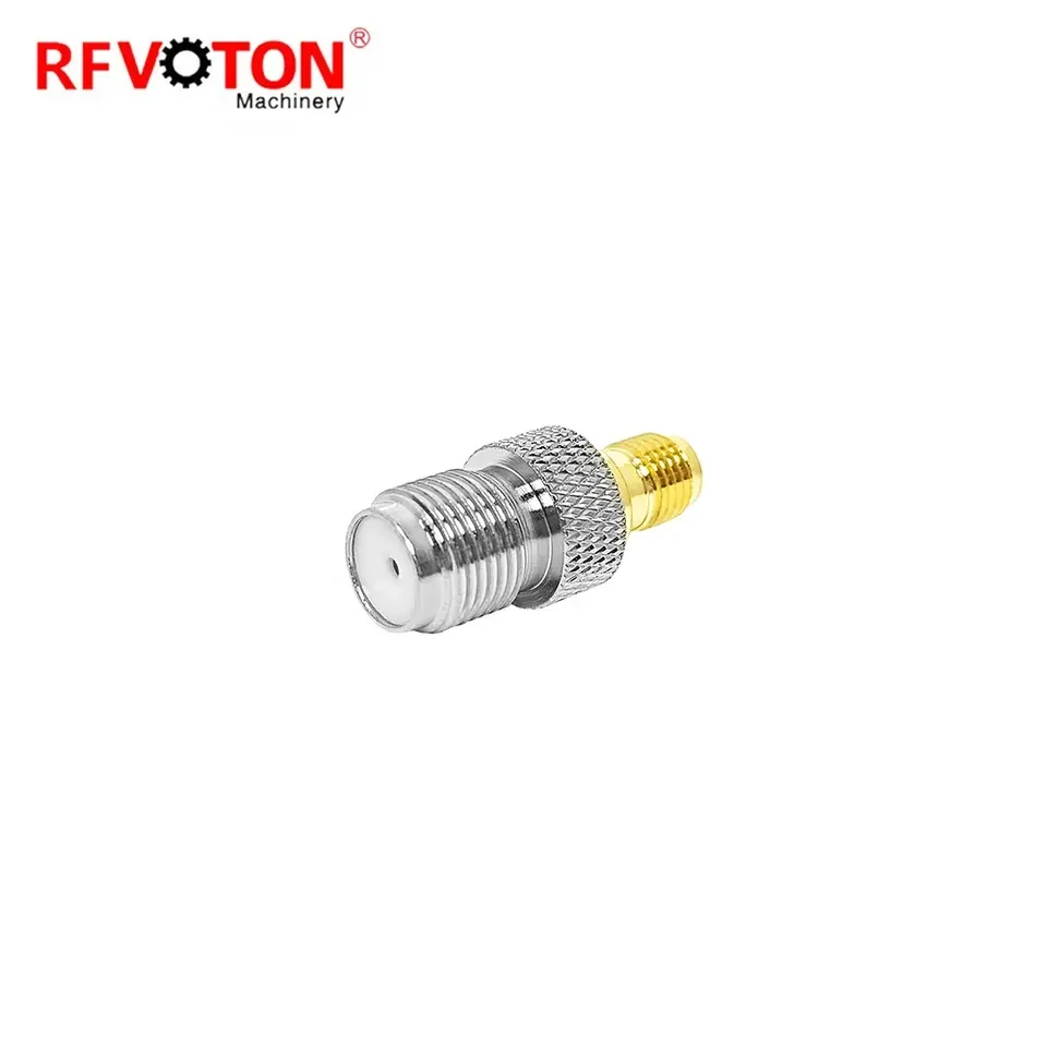 Factory directly SMA Female to F Female Jack RF Coax Adapter Straight Wi-Fi Radios Antennas Coaxial Cable Connector rf adaptor manufacture