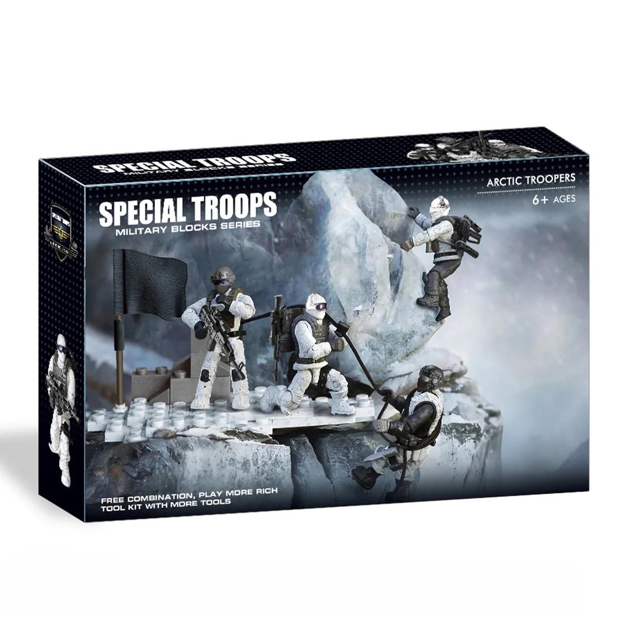 Oshhni Special Forces Actionfigur 1:6 – 28 Cm Realistisches Polizei-Soldaten Modell Mit Zubehör, Sammlerfigur