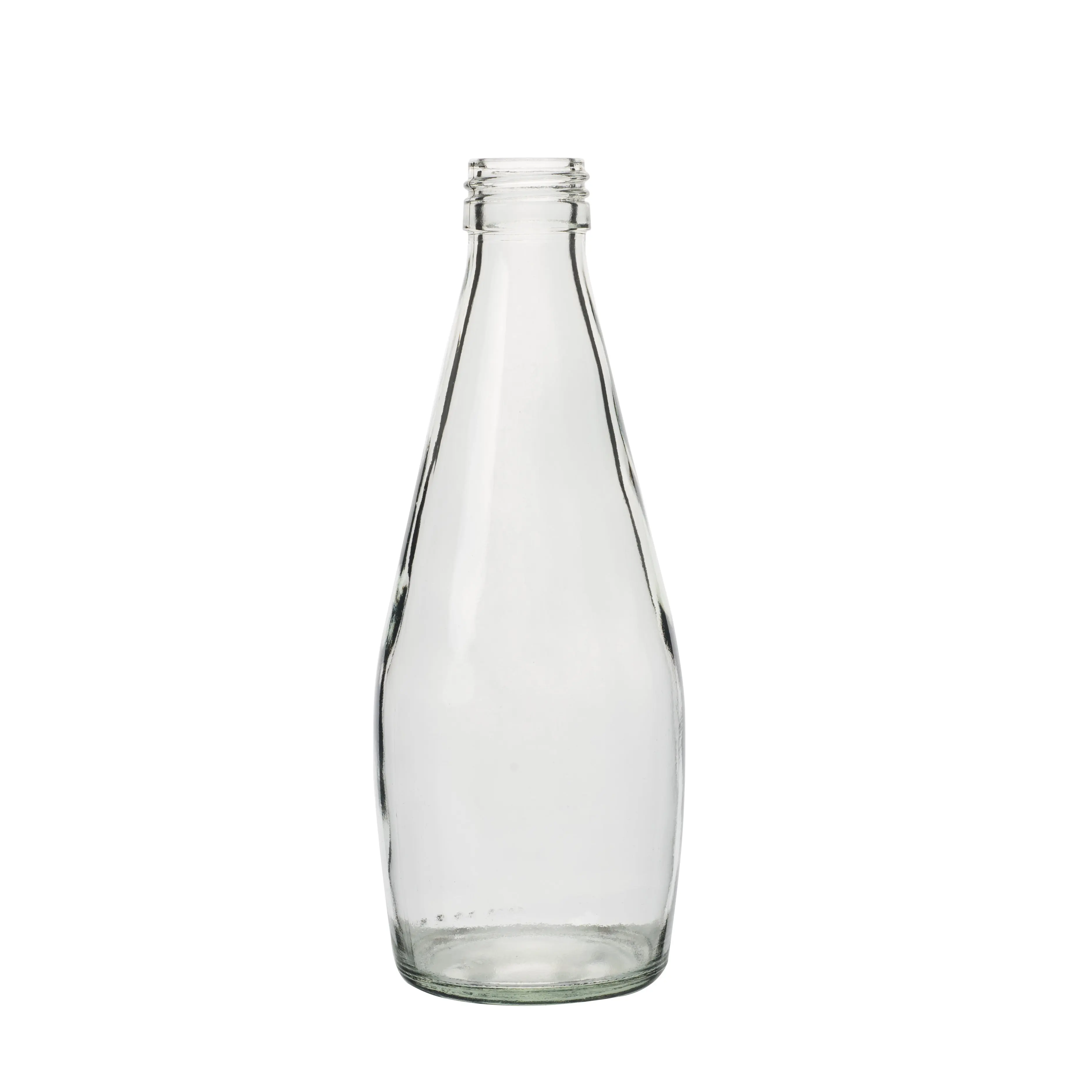 Factory Producing 290ml clear Glass Bottle Basil Seed Juice Drink High Quality Beverage Bottle