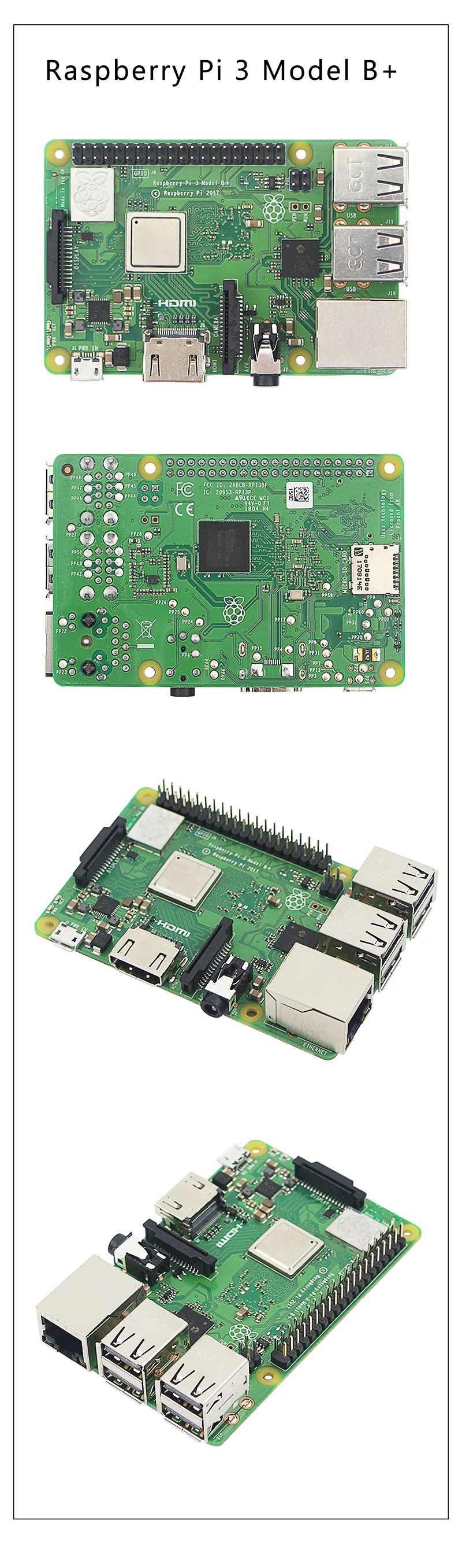 Original Raspberry Pi 3 Model B + Development Board Raspberry Pi 3b ...