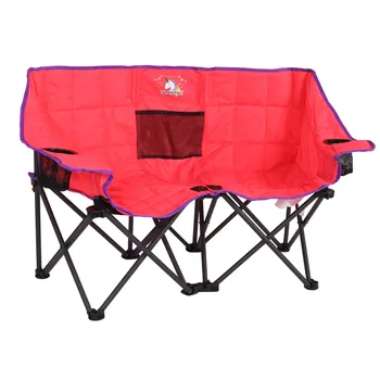 2024 Hot Sale SunnyFeel Oversized Double Outdoor Beach Chair & Foldable Double Seat Camping Chair For Kids