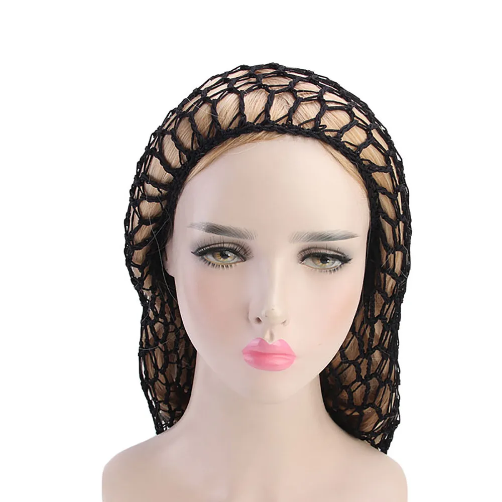 1pc Hand Crochet Hair Cap Woven Hair 